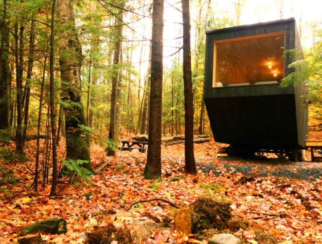 Getaway, Getaway startup, Getaway Harvard startup, tiny house by Harvard students, Harvard, Harvard student architects, Harvard Innovation Lab, Millennial Housing Lab, off grid, tiny house, microhomes, tiny house living, tiny homes, cabin, Clara, Clara tiny house