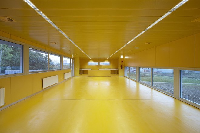 primary school, school design, green school, Miguel Ángel García-Pola Vallejo, Spain, rainwater, flexible design, modular design, modular architecture, prefab architecture