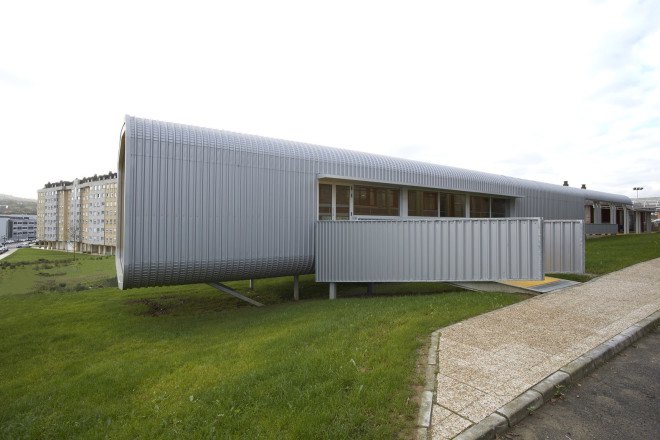 primary school, school design, green school, Miguel Ángel García-Pola Vallejo, Spain, rainwater, flexible design, modular design, modular architecture, prefab architecture