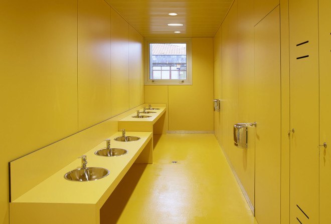 primary school, school design, green school, Miguel Ángel García-Pola Vallejo, Spain, rainwater, flexible design, modular design, modular architecture, prefab architecture