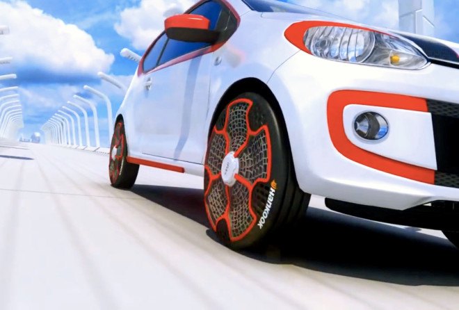 hankook tires, hankook iflex tires, hankook airless tires, airless tires, eco-friendly tires, eco-friendly airless tires