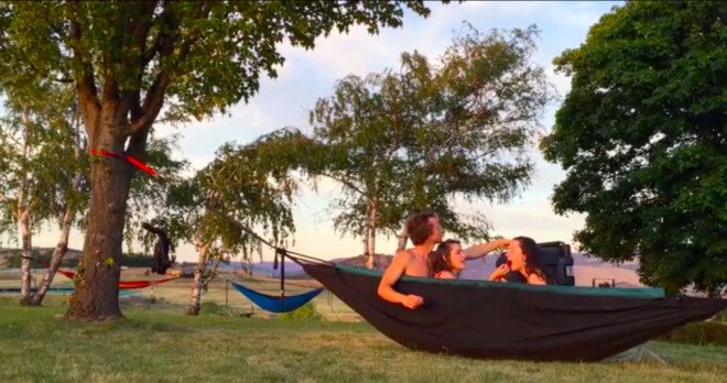 hydro hammock, hammock hot tub, portable hot tub, affordable hot tub, eco-friendly hot tub, hot tub water conservation, travel hot tub, travel hammock