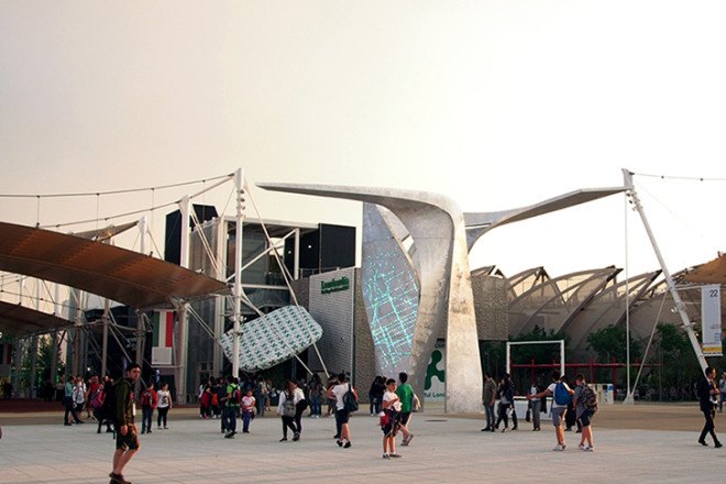 LED sculptures, LED installation, green lighting, interactive art installation, EXPO 2015, Studio Libeskind, Immersive, interactive design, green design, steel, Milan Expo
