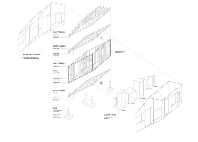 stpmj, Invisible Barn, architectural folly, mirror facade, facade design, green architecture, invisible architecture, invisible building, built-in furniture, wooden structure, bird-friendly facade, New York, art installation, green design