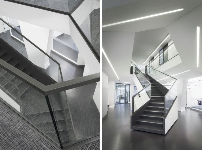 J Mayer Architects, Jena Germany, German sustainable architecture, mixed use development, residential architecture, European residential architecture, LED lighting in landscaping