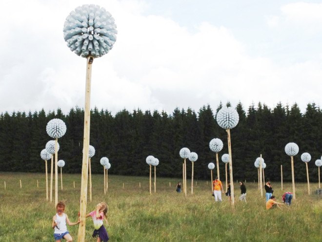 green design, eco design, sustainable design, Massif du Sancy, Recycle art, Horizons nature and art festival, Alice and David Bertizzolo, Roland Cros, nature and art