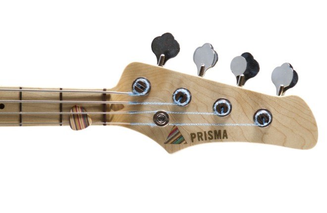 Nick Pourfard, Prisma Guitars, up cycling, reclaimed skateboards, reclaimed skateboard decks, guitars, ecofriendly company, woodworking, handmade guitars, skateboarding, guitars,