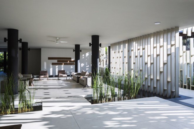 pure spa, vietnam, Danang, Pure Spa Danang, Naman Retreat, Pure Spa by MIA Design Studio, green wall, spa, oasis, green roof