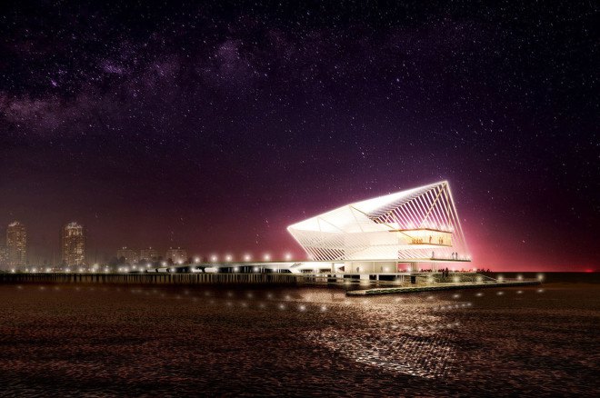 Rogers Partners, Ken Smith, ASD, landscape architecture, St petersburg Pier, Florida, waterfront development, waterfront, green transportation, bike lanes, observation deck