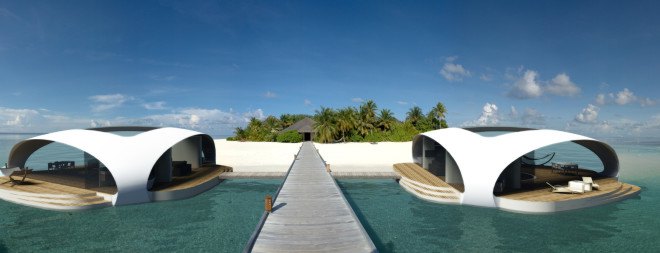 seascape project, seascape villas, bmt asia pacific, bmt asia pacific seascape, floating villas, underwater bedroom, floating villa yachts, floating vacation homes