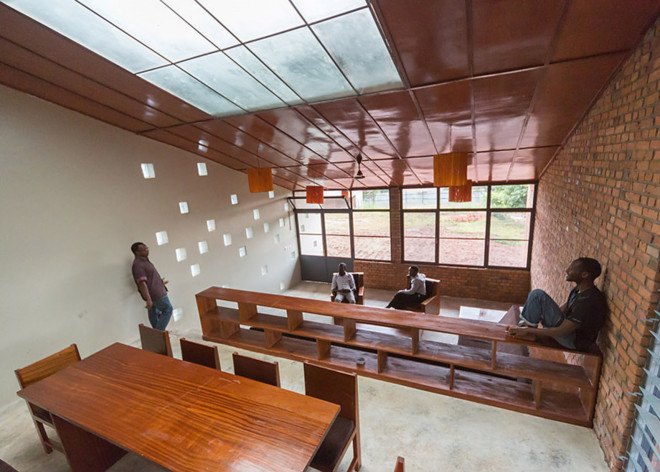 Sharon Davis Design, social housing, affordable housing, Rwanda, hospital, locally souced materials, regional materials, built by locals, Partners in Health, green architecture, eucalyptus wood, eucalyptus screens, natural materials, shared house
