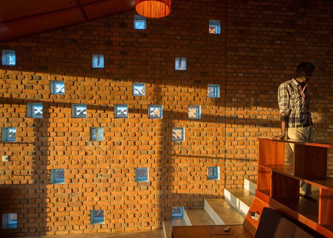 Sharon Davis Design, social housing, affordable housing, Rwanda, hospital, locally souced materials, regional materials, built by locals, Partners in Health, green architecture, eucalyptus wood, eucalyptus screens, natural materials, shared house