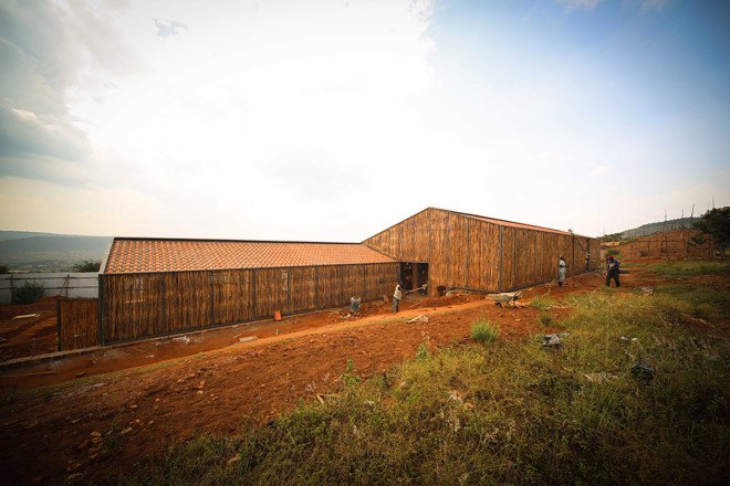 Sharon Davis Design, social housing, affordable housing, Rwanda, hospital, locally souced materials, regional materials, built by locals, Partners in Health, green architecture, eucalyptus wood, eucalyptus screens, natural materials, shared house