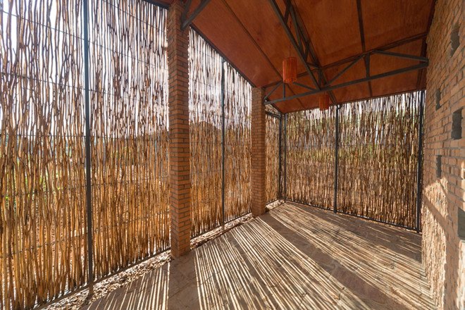 Sharon Davis Design, social housing, affordable housing, Rwanda, hospital, locally souced materials, regional materials, built by locals, Partners in Health, green architecture, eucalyptus wood, eucalyptus screens, natural materials, shared house