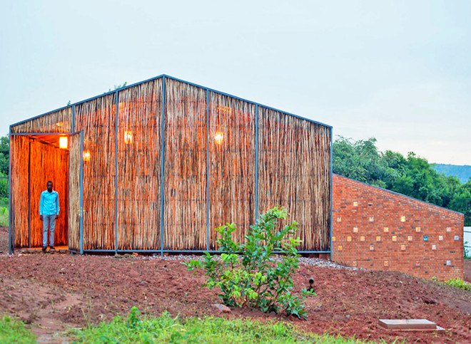 Sharon Davis Design, social housing, affordable housing, Rwanda, hospital, locally souced materials, regional materials, built by locals, Partners in Health, green architecture, eucalyptus wood, eucalyptus screens, natural materials, shared house