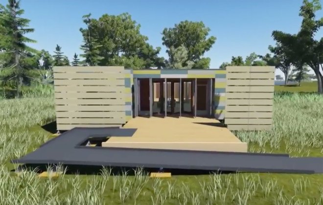 Crowder College, Drury University, tornadoe-resistant house, storm-resistant house, extreme weather, extreme structures, solar-powered house, solar power, off-the-grid home, solar decathlon, Missouri, green architecture