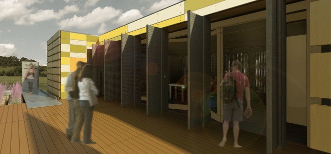 Crowder College, Drury University, tornadoe-resistant house, storm-resistant house, extreme weather, extreme structures, solar-powered house, solar power, off-the-grid home, solar decathlon, Missouri, green architecture
