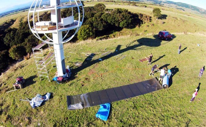 solar power, Android, app-controlled electronics, off-grid tower home, The Skysphere, New Zealand, Jono Williams, clean tech, green design, sustainable design, eco-design, renewable energy, man cave, solar-powered man cave, Skysphere tower, Skysphere man cave,