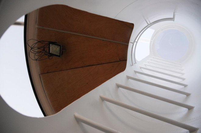 solar power, Android, app-controlled electronics, off-grid tower home, The Skysphere, New Zealand, Jono Williams, clean tech, green design, sustainable design, eco-design, renewable energy, man cave, solar-powered man cave, Skysphere tower, Skysphere man cave,