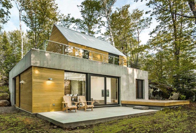YH2, Fraternité-sur-Lac, green resort, affordable housing, mountain retreats, affordable design, custom-built houses, low maintenance house, flexible spaces, green architecture