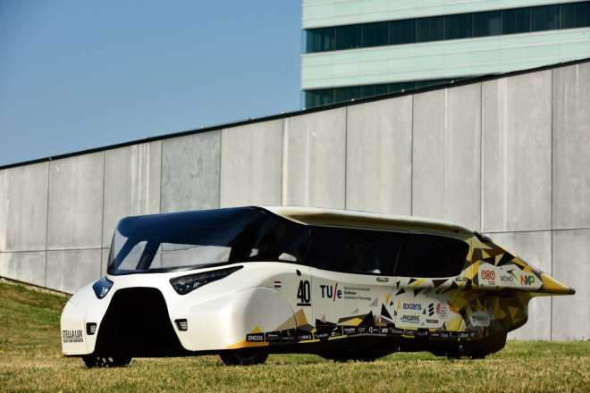 stella lux, stella, solar-powered family car, solar-powered car, world solar challenge, solar team eindhoven, energy positive car, zero fuel car