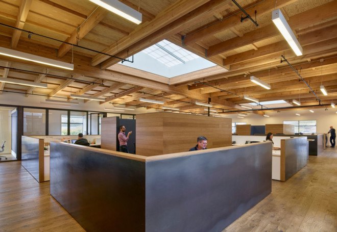 Studio Vara, office building, San Francisco, daylit spaces, green conversion, conference room, internal courtyard, green interior, green renovation, sustainable building