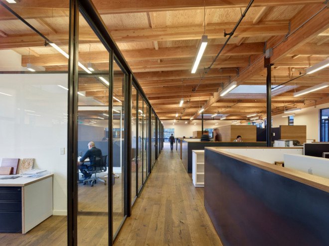 Studio Vara, office building, San Francisco, daylit spaces, green conversion, conference room, internal courtyard, green interior, green renovation, sustainable building