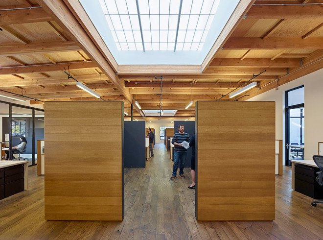 Studio Vara, office building, San Francisco, daylit spaces, green conversion, conference room, internal courtyard, green interior, green renovation, sustainable building