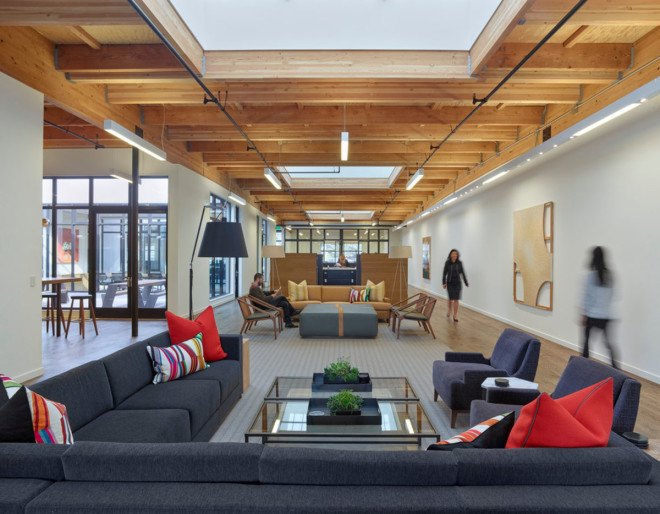 Studio Vara, office building, San Francisco, daylit spaces, green conversion, conference room, internal courtyard, green interior, green renovation, sustainable building