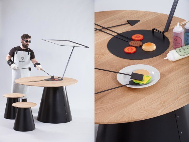 Francesca Lanzavecchia, Hunn Wai, sunplace, lanzavecchia and wai, solar cooking, solar bbq, solar grill, green cooking, green bbq