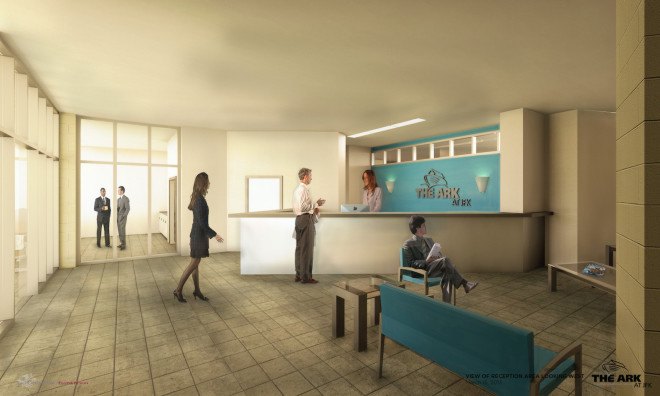 Cliff Bollman, Gensler, Ark, Ark animal terminal, animal terminal, luxury animal terminal, JFK, Paradise 4 Paws, Ark JFK, VetPort, Ark by Gensler, Ark terminal by Gensler, Cornell University veterinary college, dog suite, animal plane transport