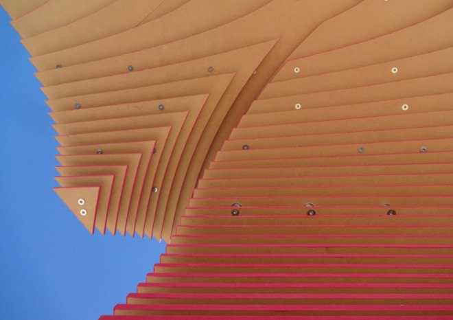 TOMA!, wooden sculpture, art installation, Lively Architecture Festival, outdoor furniture, experimental architecture, built-in furniture, green design, MDF boards, MDF materials, wooden structure, green architecture