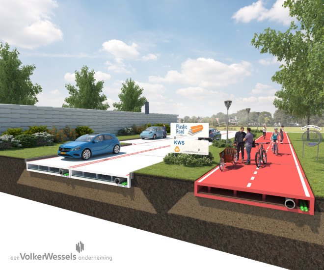 Roadways made of the oceans’ recycled plastic waste may be here soon