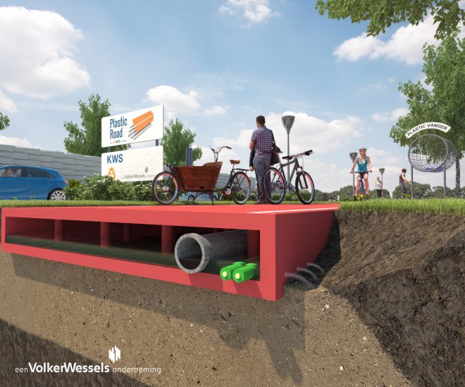 Roadways made of the oceans’ recycled plastic waste may be here soon