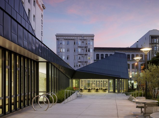 Boeddeker Park, San Francisco, green park, geothermal energy, geothermal cooling, solar panels, sustainable park, water conservation, clubhouse, green architecture, green neighborhood