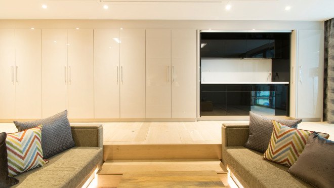 YO!Home, compact spaces, compact living, tiny spaces, small apartments, Simon Woodroffe, smart design, green interior, transformable furniture, movable walls, multiuse spaces, green architecture