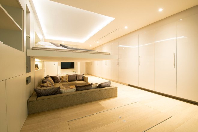 YO!Home, compact spaces, compact living, tiny spaces, small apartments, Simon Woodroffe, smart design, green interior, transformable furniture, movable walls, multiuse spaces, green architecture