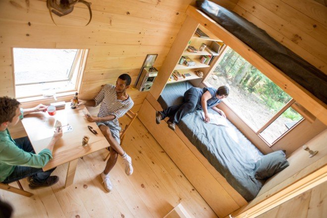 Getaway, Getaway startup, Getaway Harvard startup, tiny house by Harvard students, Harvard, Harvard student architects, Harvard Innovation Lab, Millennial Housing Lab, off grid, tiny house, microhomes, tiny house living, tiny homes, cabin, Ovida, Ovida tiny house