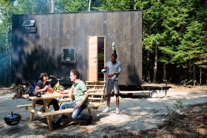 Getaway, Getaway startup, Getaway Harvard startup, tiny house by Harvard students, Harvard, Harvard student architects, Harvard Innovation Lab, Millennial Housing Lab, off grid, tiny house, microhomes, tiny house living, tiny homes, cabin, Ovida, Ovida tiny house