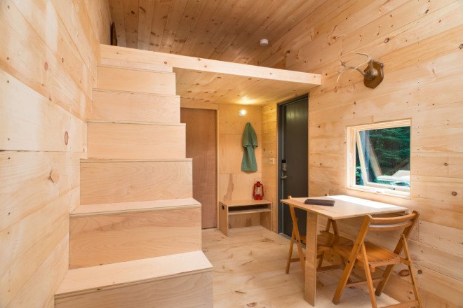 Getaway, Getaway startup, Getaway Harvard startup, tiny house by Harvard students, Harvard, Harvard student architects, Harvard Innovation Lab, Millennial Housing Lab, off grid, tiny house, microhomes, tiny house living, tiny homes, cabin, Ovida, Ovida tiny house