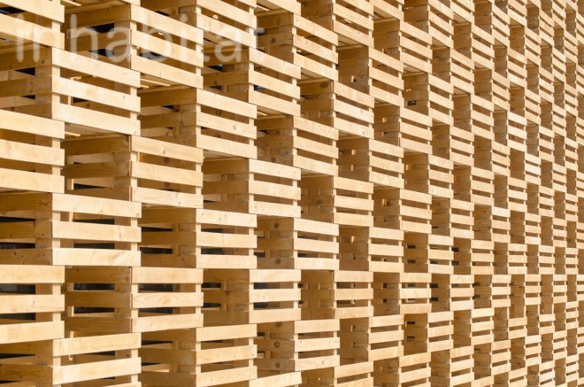 2015 Milan Expo, 2pm, archtiectural facade, Poland, Polish design, polish designers, Polish green architecture, Polish green building, Polish Pavilion, recycled wood, warsaw, Wood, wood architecture, wood facade, world expo 2015