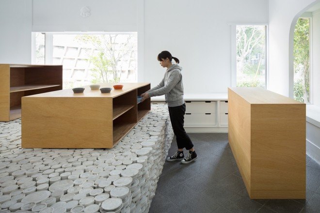 Yusuke Seki, Maruhiro, repurposed ceramics, upcycled ceramics, upcycled art, repurposed art, Shinikiji, Monohara, Japan, Hasami, Hasami porcelain, Hasami ceramics, imperfect ceramics, Hasami store, Maruhiro flagship,