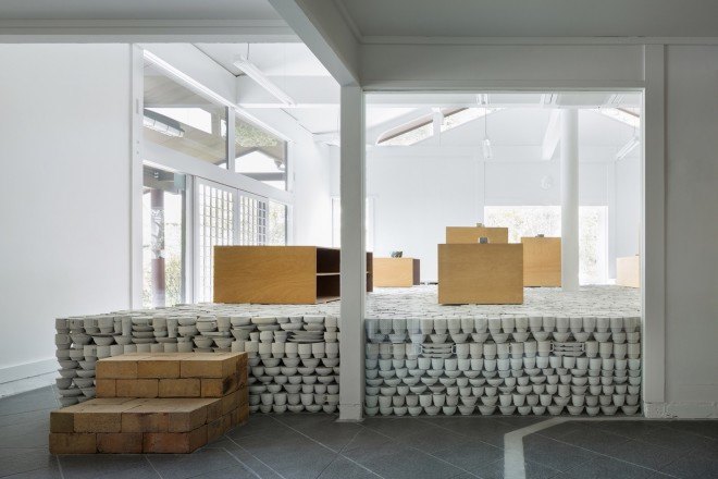 Yusuke Seki, Maruhiro, repurposed ceramics, upcycled ceramics, upcycled art, repurposed art, Shinikiji, Monohara, Japan, Hasami, Hasami porcelain, Hasami ceramics, imperfect ceramics, Hasami store, Maruhiro flagship,