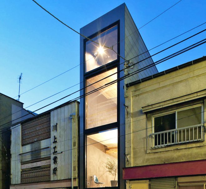1.8m-Width House, YUUA Architects and Associates, 1.8m-Width House by YUUA Architects and Associates, skinny house, Japanese architecture, narrow house, super narrow house, minimalist architecture, skinny architecture, narrow architecture,