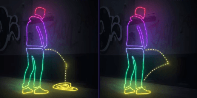 urine, public works, repellent, repelling paint