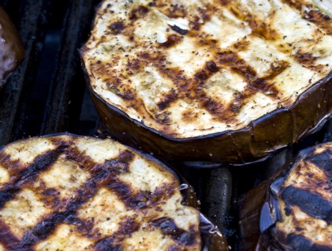grilled eggplant patties