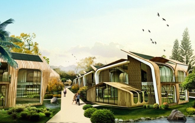 Ahk Kundu, Turkey, GAD Architecture, solar powered housing development, solar power, solar powered house, Antalya, clerestory window, Mediterranean Sea, car-free, pedestrian friendly, north-south orientation, natural daylight, natural ventilation, greenhouse, outdoor pool, energy efficient housing, pedestrian friendly development