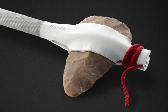 Israel design, Ami Drach, Dov Ganchrow, curious tools, Man Made, Paleolithic tools redesigned, 3D printing, Paleolithic stones,