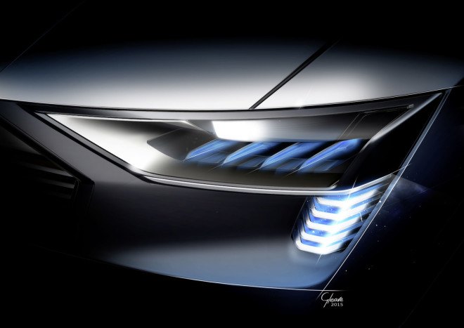 Audi, Audi e-tron quattro concept, Audi Q6 e-tron, 2018 Audi Q6 e-tron, Tesla, Tesla Model X, electric SUV, electric car, green car, 2015 Frankfurt Motor Show, green transportation, lithium-ion battery