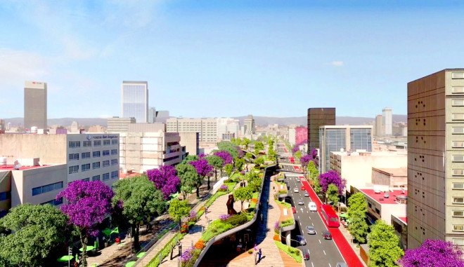 Mexico City, FR-EE, Fernando Romero, FRENTE, RVDG, urban design, urban transformation, green design, elevated park, public park, green spaces, green architecture, landscape architecture